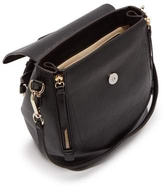 Chloé Faye Suede And Leather Small Backpack - Womens - Black