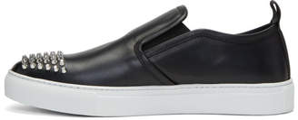 McQ Black Studded Chris Slip-On Sneakers