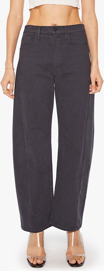 Mother The Half Pipe Flood High Waist Barrel Jeans