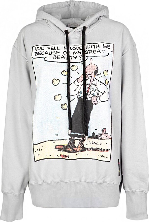 MONCLER GENIUS Moncler X Olivia Oyl Printed Drawstring Hoodie