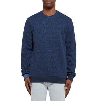 Givenchy Cuban-Fit Printed Fleece-Back Cotton-Jersey Sweatshirt