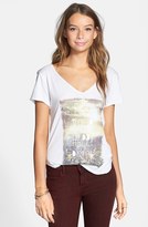 Thumbnail for your product : Ten Sixty Sherman 'Happy Place' Graphic Tee (Juniors)