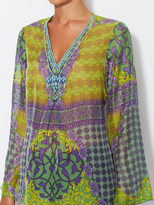 Thumbnail for your product : Hale Bob Embellished Silk Tunic Top