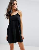 Thumbnail for your product : ASOS Mini Smock Sundress With Ruffle Waist Detail
