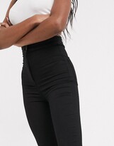 Thumbnail for your product : Collusion Tall x002 super skinny high waist jeans in clean black