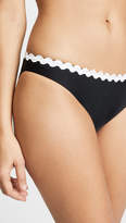 Thumbnail for your product : Shoshanna Solid Black Scallop Classic Bottoms