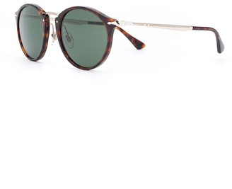 Persol Oval Frame Tortoiseshell Sunglasses