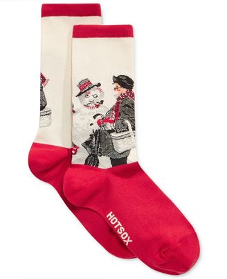 Hot Sox Women's Gramps and the Snowman Socks