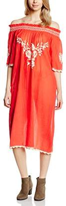 Gat Rimon Women's Short Sleeve Dress - Orange - 6