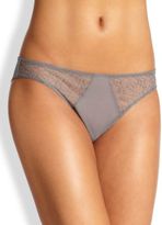 Thumbnail for your product : La Perla Lily Lace Panel Thong