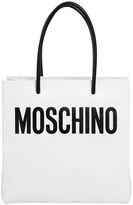 Thumbnail for your product : Moschino Logo Shopping Nappa Leather Tote