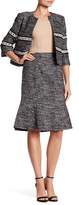 Thumbnail for your product : Ellen Tracy Seamed Flounce Skirt