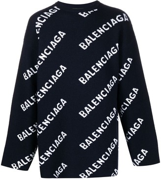 Balenciaga Sweaters Blue - ShopStyle