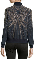 Thumbnail for your product : Haute Hippie Embellished Suede Jacket