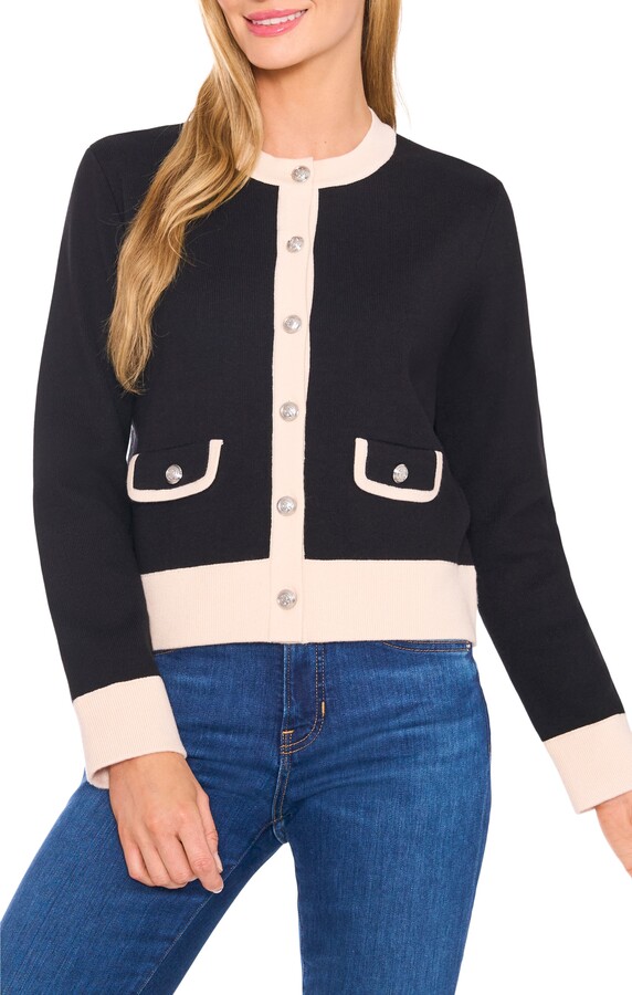 CeCe Colorblock Cardigan
