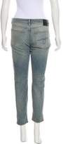 Thumbnail for your product : R 13 Distressed Mid-Rise Jeans
