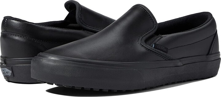 Vans Made For The Makers Classic Slip-On UC ((Leather) Black/Black)  Athletic Shoes - ShopStyle