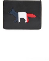 Thumbnail for your product : MAISON KITSUNÉ Tricolor Fox Leather Cardholder