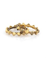 Thumbnail for your product : House Of Harlow Spike Stack Ring Set