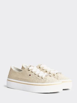 monogram flatform trainers