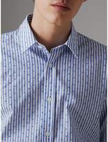 Thumbnail for your product : Burberry Slim Fit Fil Coupe Striped Cotton Shirt