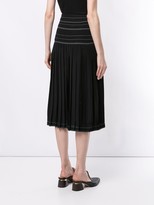 Thumbnail for your product : Cédric Charlier Panelled Pleated Skirt