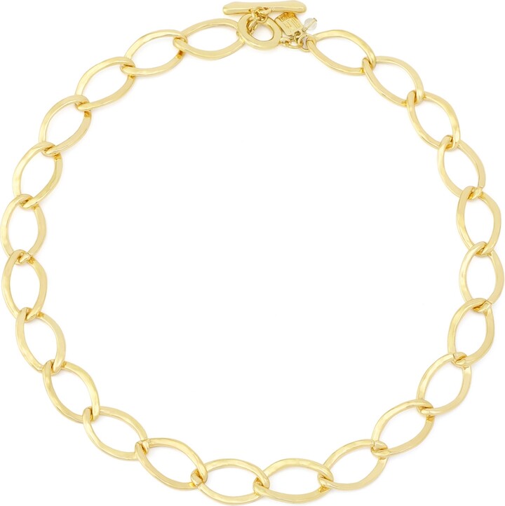 Robert Lee Morris Soho Gold Link Collar Necklace