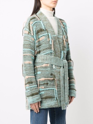 Canessa Fringed Knitted Cardigan