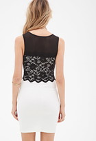 Thumbnail for your product : Forever 21 Lacy Bodycon Combo Dress