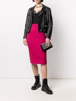 Thumbnail for your product : Alexander McQueen High-Waist Pencil Skirt
