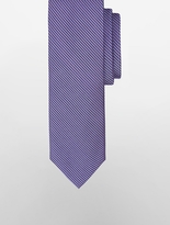 Thumbnail for your product : Calvin Klein Slim Cord Solid Stripe Tie
