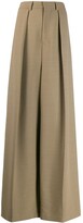 Thumbnail for your product : AMI Paris Wide Fit Pleated Trousers