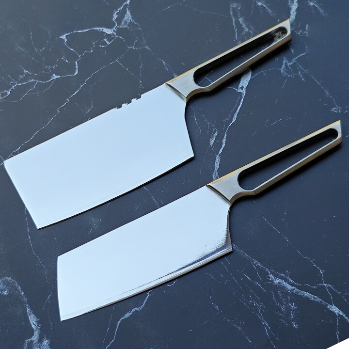 Chinese Chef Knife Welding M390 Steel Blade Sharp Chopper Cleaver Meat Slicing Vegetables All-in-one Kitchen Knife Cooking Tools