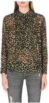 Thumbnail for your product : Etoile Isabel Marant Charley leopard-print chiffon shirt