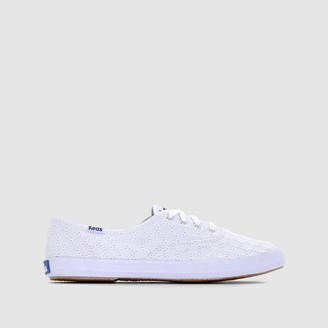 Keds CH EYELET Embroidered Lace-Up Trainers