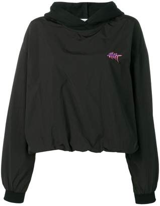 Alexander Wang T By washed nylon hoodie