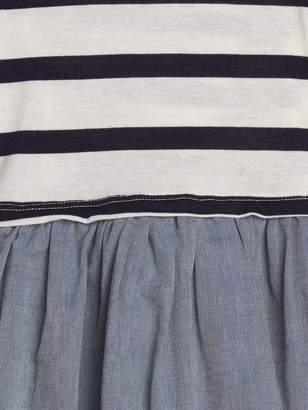 Gap Stripe Mix-Fabric Dress