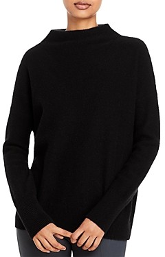 Vince Boiled Cashmere Funnel Neck Sweater - ShopStyle
