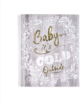 Graham & Brown Baby its cold outside canvas