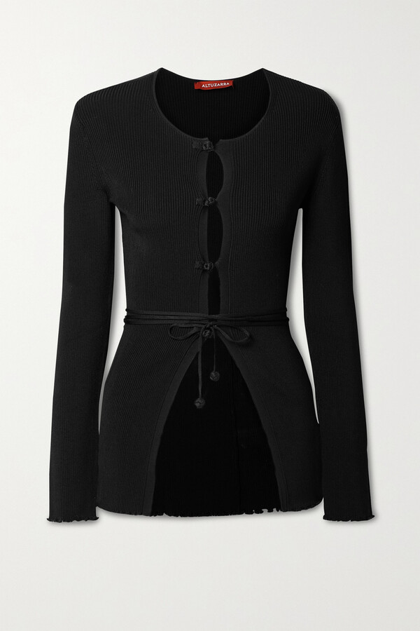 black belted cardigan uk