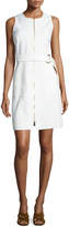Thumbnail for your product : Diane von Furstenberg Sleeveless Belted Zip-Front Dress