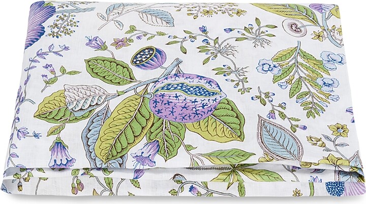 Matouk Pomegranate Linen Fitted Sheet California King - Exclusive