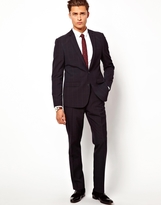 Thumbnail for your product : ASOS Slim Fit Suit Trousers In Window Pane Check