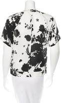 Thumbnail for your product : A.L.C. Floral Print Silk Top