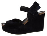 Thumbnail for your product : Pedro Garcia Suede Sandals Blue
