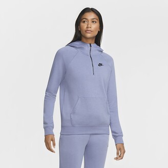 Nike Women's 1/4-Zip Hoodie Sportswear Essential - ShopStyle Activewear Tops