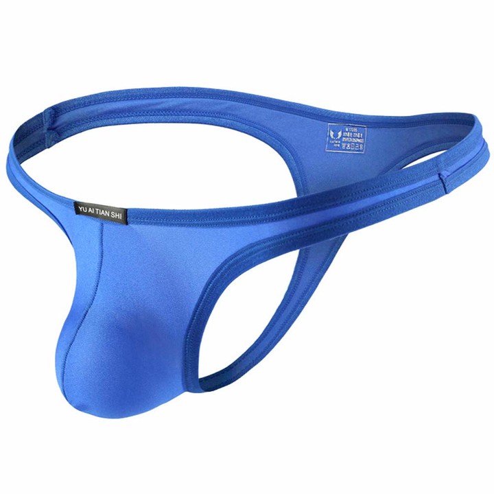 KJHSDNN Men's Nylon Underwear Solid Color Low Rise Soft Briefs Thongs