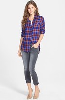 Thumbnail for your product : Lucky Brand Plaid Flannel Boyfriend Shirt