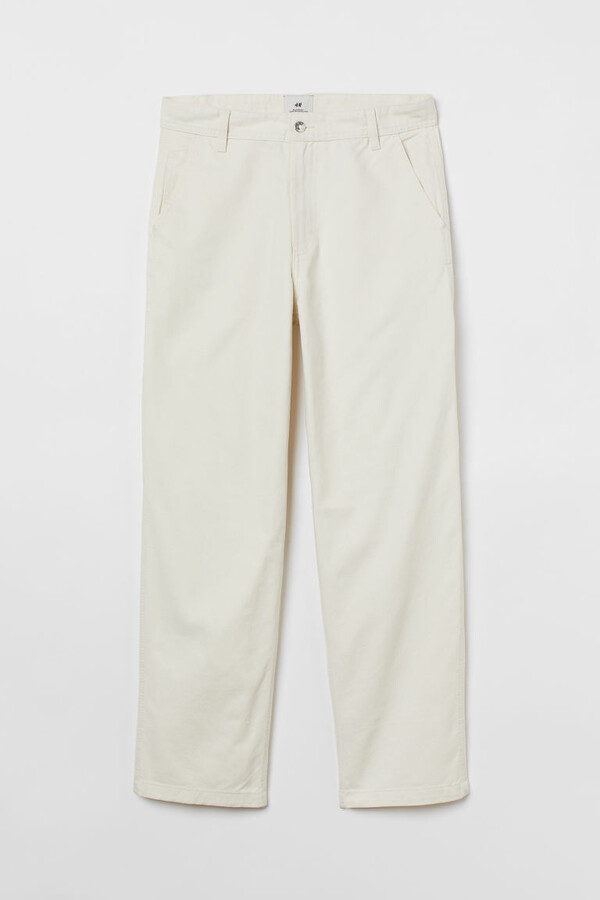 H&M Relaxed Fit Twill Pants - ShopStyle