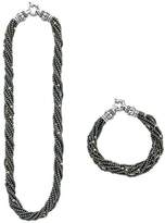 Thumbnail for your product : Lagos 18K Gold and Sterling Silver Caviar Icon Hematite Beaded Multi Strand Convertible Bracelet and Necklace
